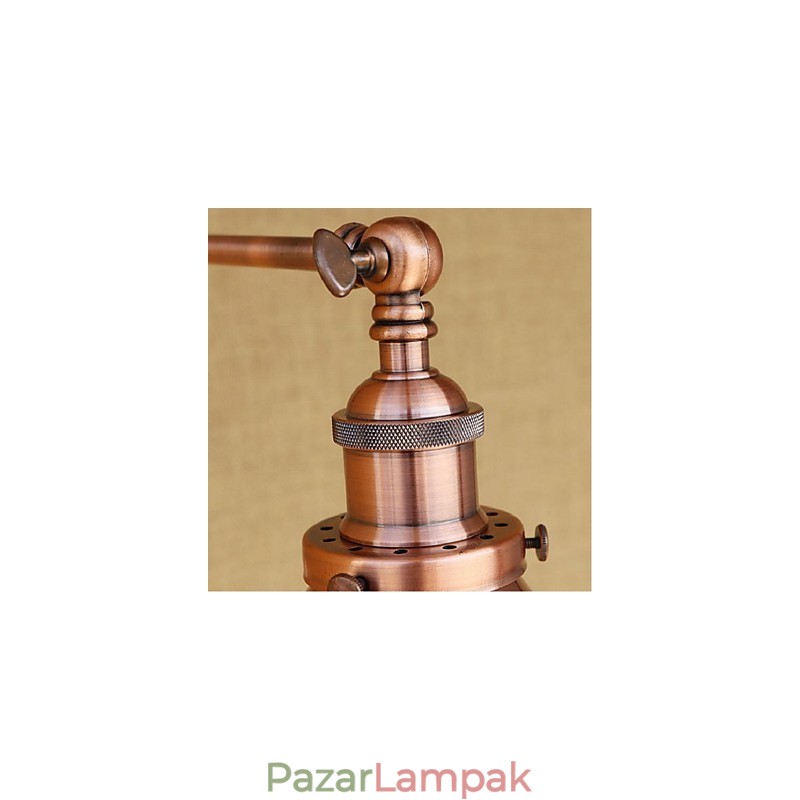 Hosszú kar Félig rozsdás Retro Kreatív Nosztalgikus Behúzható Összecsukható fali lámpák fali lámpa