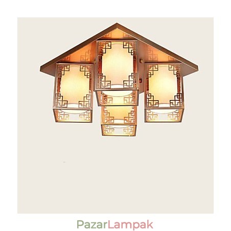 Kínai stílusú lámpák vas mennyezeti világítási légkör