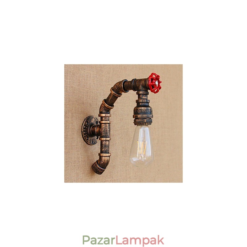 Rusztikus Lodge antik sárgaréz funkció az Ambient Light falilámpákhoz
