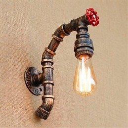 Rusztikus Lodge antik sárgaréz funkció az Ambient Light falilámpákhoz