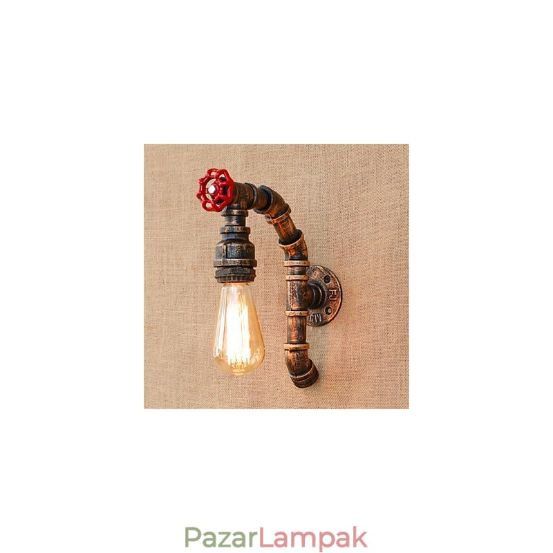 Rusztikus Lodge antik sárgaréz funkció az Ambient Light falilámpákhoz