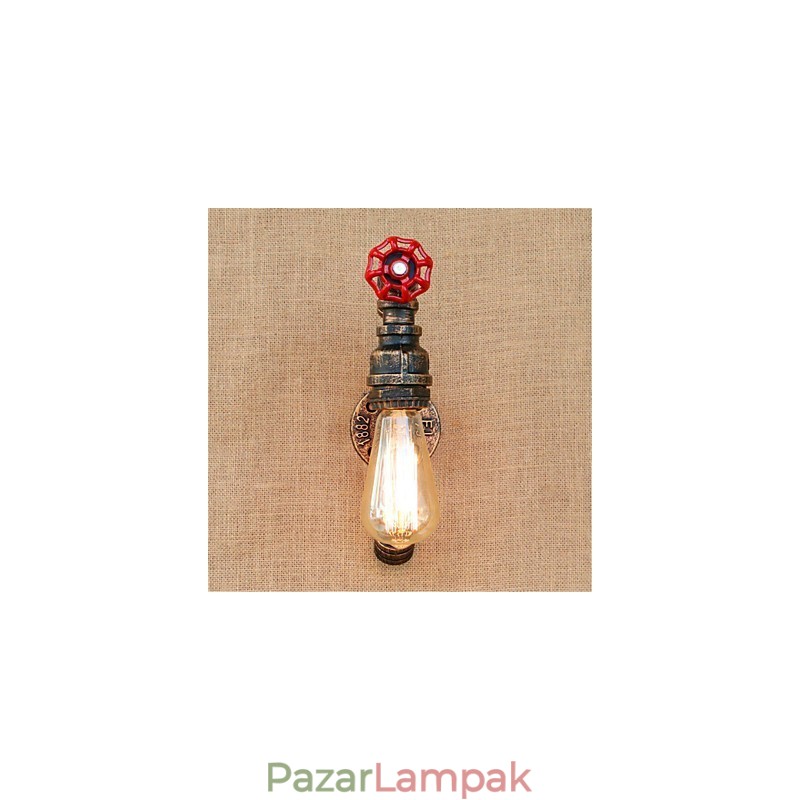 Rusztikus Lodge antik sárgaréz funkció az Ambient Light falilámpákhoz