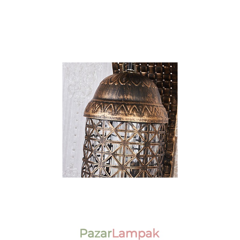 Rusztikus páholyfestési funkció mini stílusú fali lámpákhoz