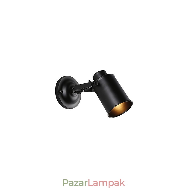 Vintage fekete fém tetőtéri falikar Nappali Étkező Előszoba Kávézó Bárok Bár fali lámpa