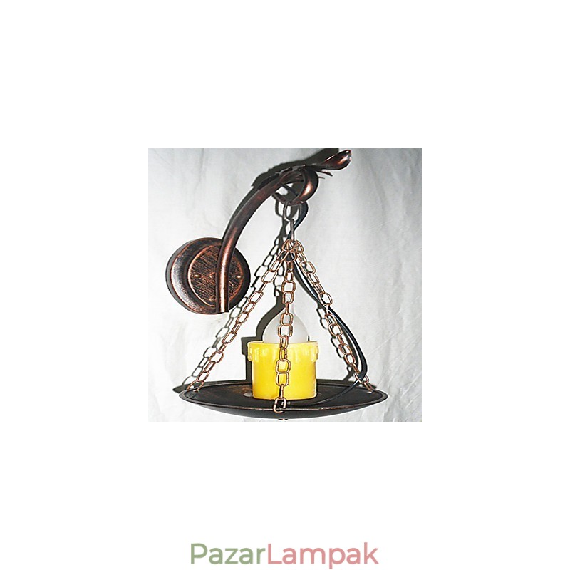 Rusztikus páholyfestési funkció mini stílusú fali lámpákhoz