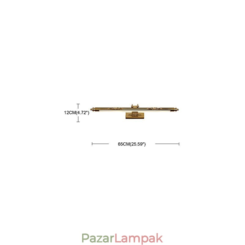 Tükör elülső lámpa Modern kortárs vidéki galvanizált funkció