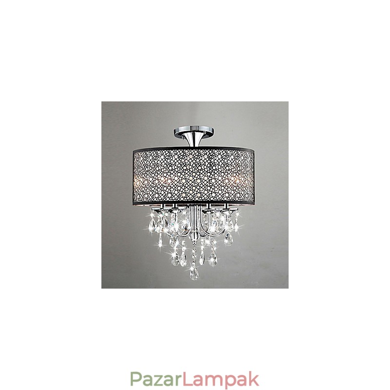 Modern, modern dobkristály mini stílusú krómcsillár