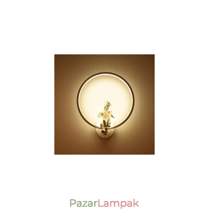 Integrált modern kortárs mini stílusú környezeti fényű falilámpákhoz fali lámpa