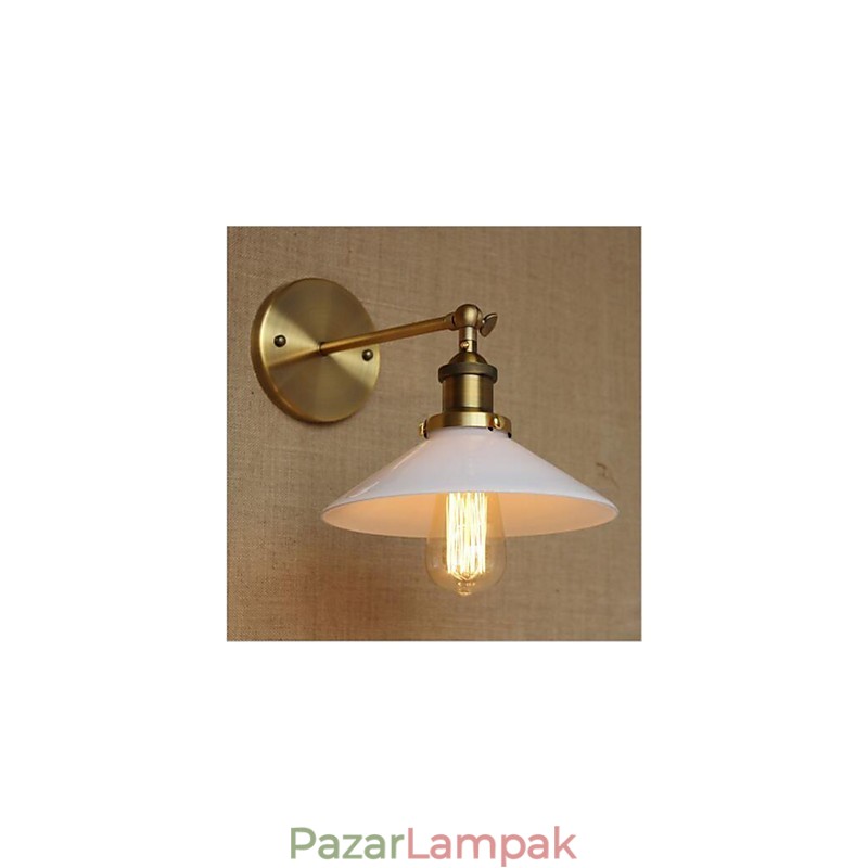 Modern kortárs vidéki retro antik sárgaréz funkció mini stílusú környezeti fali világításhoz