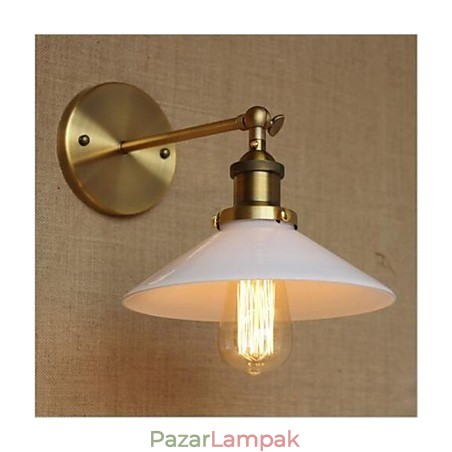 Modern kortárs vidéki retro antik sárgaréz funkció mini stílusú környezeti fali világításhoz