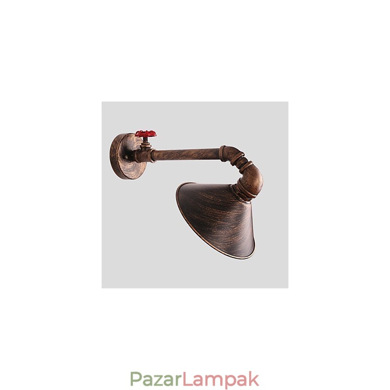 Vízcső fali lámpák Retro ipari stílus Kreatív Country Fém étterem Kávézó Bár Bár Asztali falikar