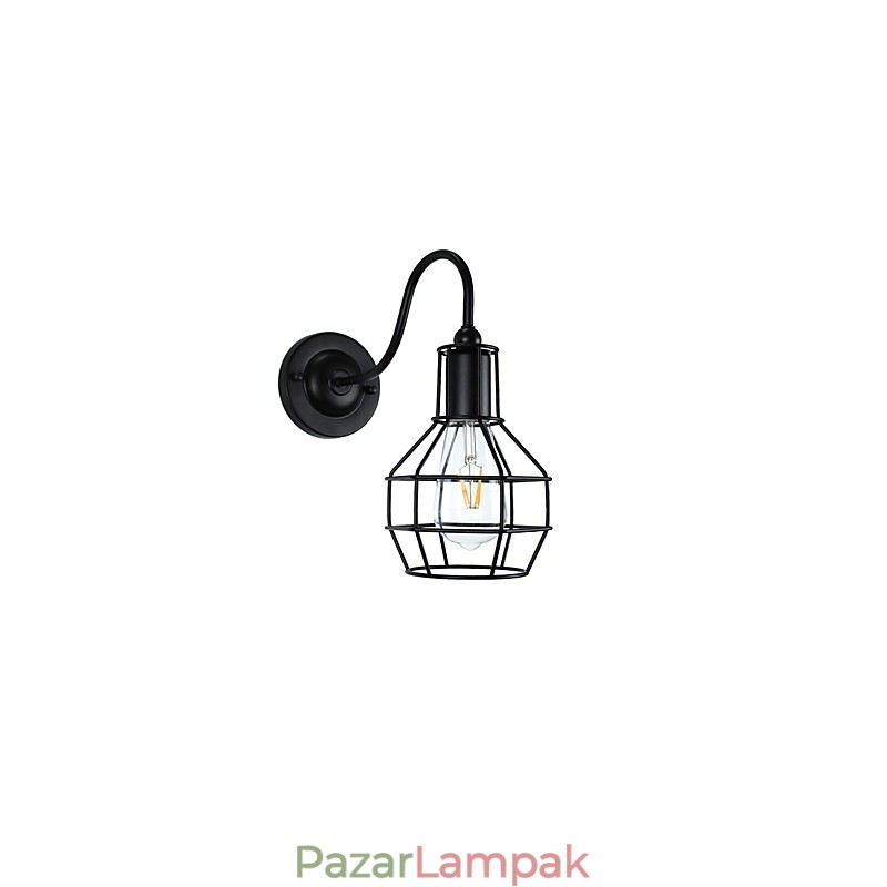 Fali lámpa fali lámpák Fali vas fali lámpa Buta fekete fénykard lámpa a falon