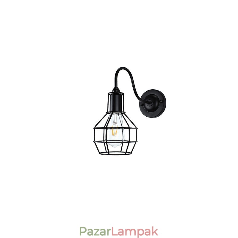Fali lámpa fali lámpák Fali vas fali lámpa Buta fekete fénykard lámpa a falon