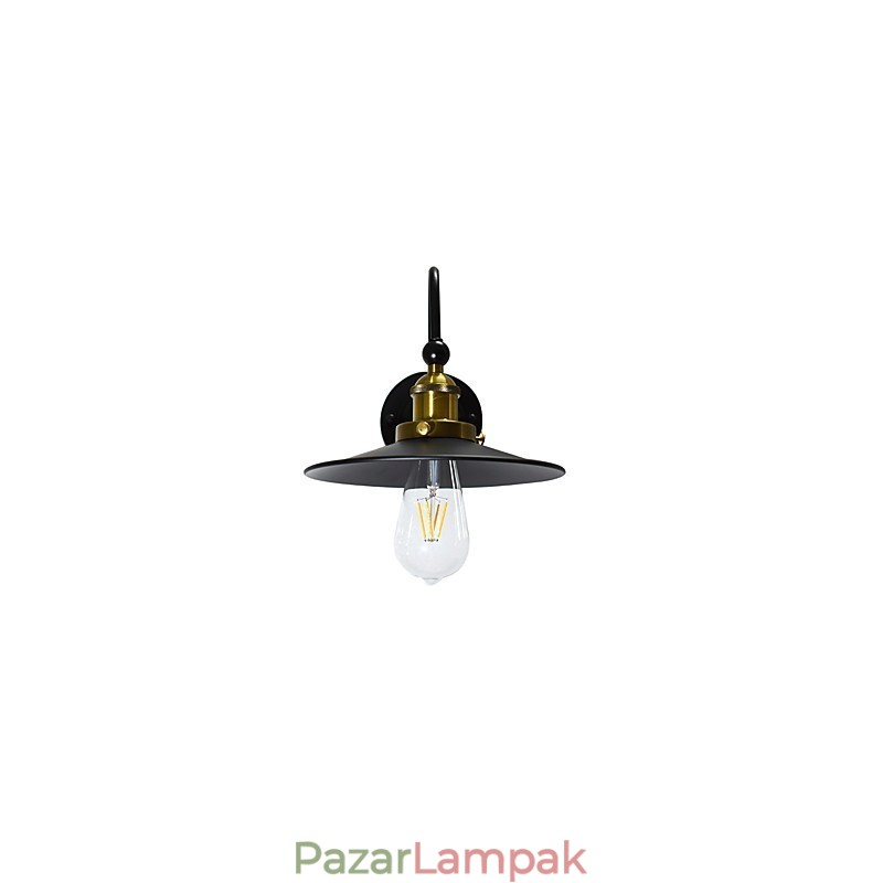 Fali lámpa fali lámpák Fali vas fali lámpa Buta fekete fénykard lámpa a falon