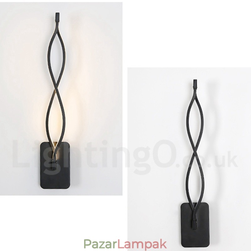 Modern minimalista fali lámpa nappali folyosó előszoba lépcsők világos éjjeli lámpa
