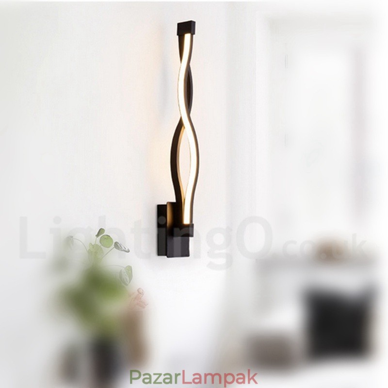 Modern minimalista fali lámpa nappali folyosó előszoba lépcsők világos éjjeli lámpa