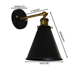 Light Buzz Paint egyfalú vas fali lámpa Dum Black Lightsaber lámpa a falon