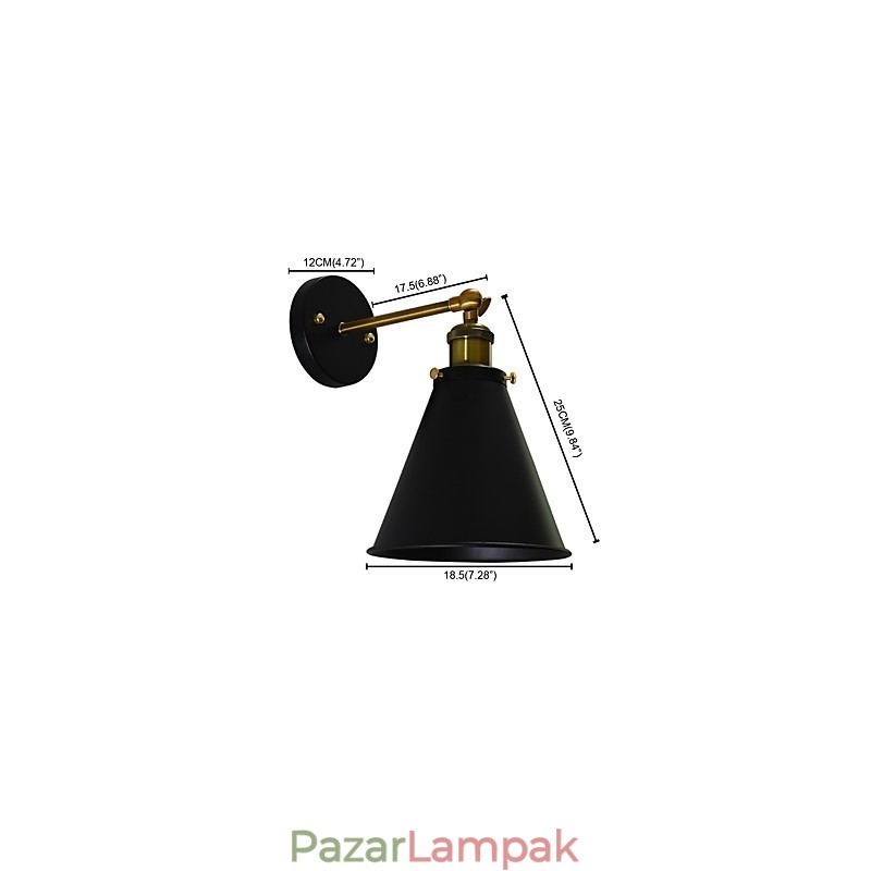 Light Buzz Paint egyfalú vas fali lámpa Dum Black Lightsaber lámpa a falon
