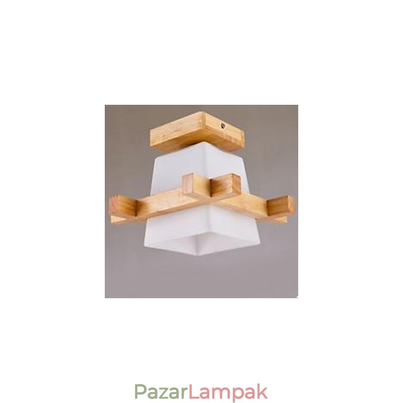 Modern kínai lámpa nappali hálószoba veranda lámpa veranda lámpa fából készült művészet