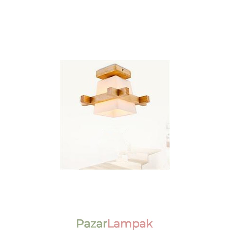 Modern kínai lámpa nappali hálószoba veranda lámpa veranda lámpa fából készült művészet
