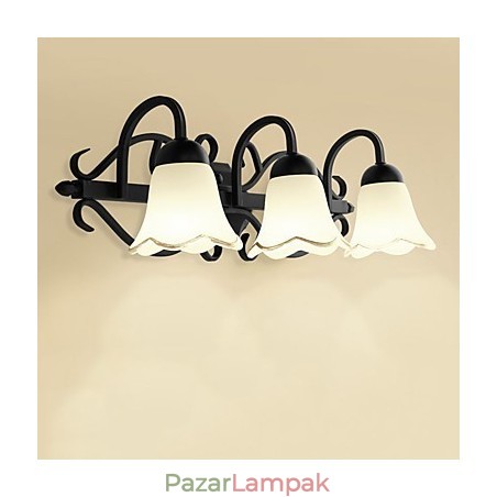 Rusztikus Lodge galvanizált funkció alsó világítású fürdőszobai fali világításhoz