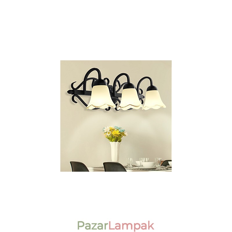 Rusztikus Lodge galvanizált funkció alsó világítású fürdőszobai fali világításhoz