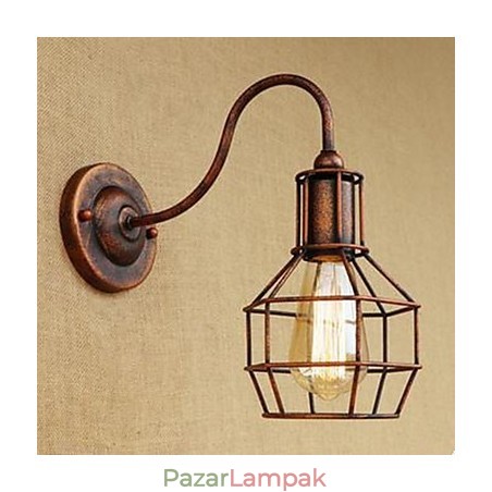 Iron Art Hosszú kar Nosztalgikus és Retro Kreatív Karakter Rozsda Szín Tanulmányozó Ülő Az amerikai fali lámpa feje Iron Art Hosszú kar Nosztalgikus és Retro Kreatív Karakter Rozsda Szín Tanulmányozó Ülő Az amerikai fali lámpa feje