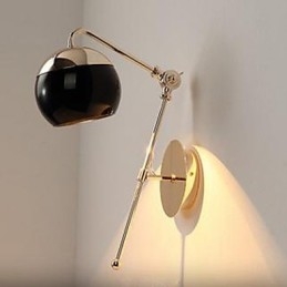 Modern minimalizmus Kreatív fali lámpa Ülőszoba Hálószoba Tanulmány az üveg tervező fali lámpa karaktere