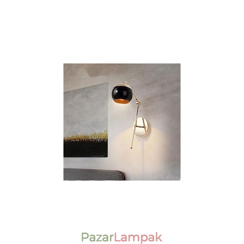 Modern minimalizmus Kreatív fali lámpa Ülőszoba Hálószoba Tanulmány az üveg tervező fali lámpa karaktere