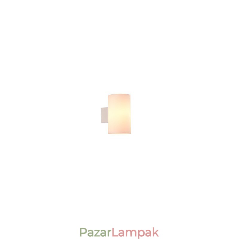 Üveg fali lámpa fém talphoz és üvegbúra hálószoba világításhoz