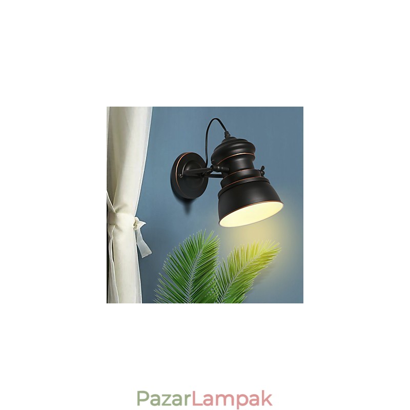Vintage fém falikarok ipari fali lámpa egyszerű lámpa Cafe Club bár világításhoz