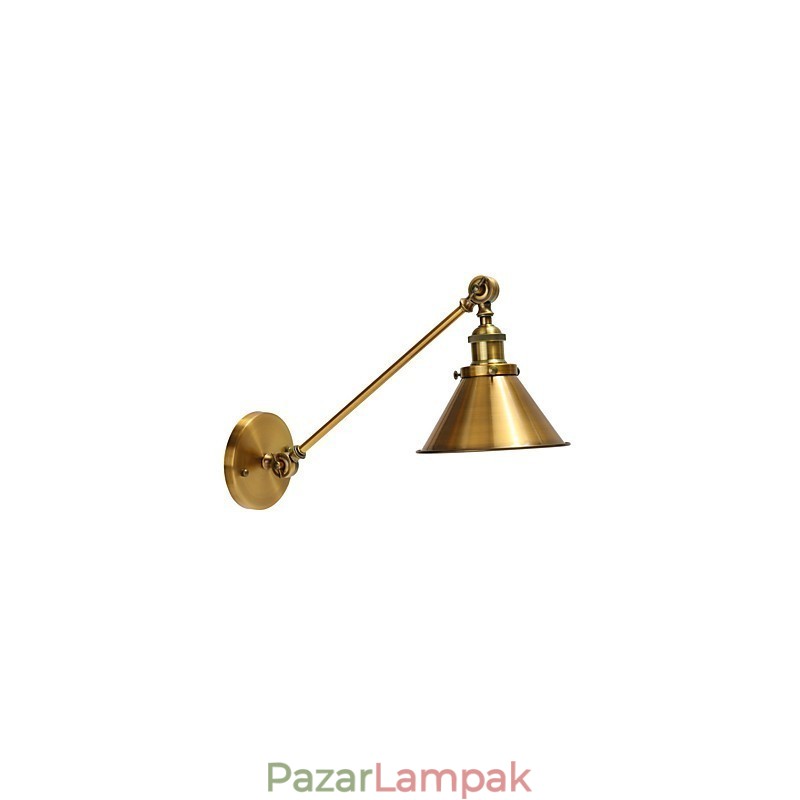 Vintage fém falikarra szerelhető retro ipari fali lámpaernyő, állítható éjszakai lámpatestek