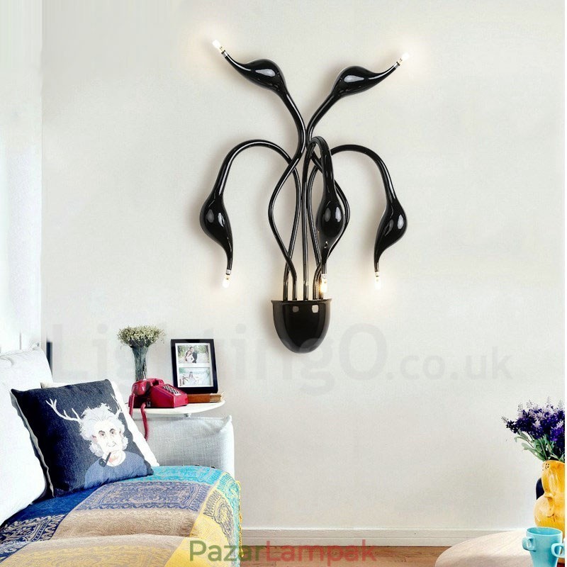 Swan Head Modern kortárs több színben Ambient Light falikar fali lámpa