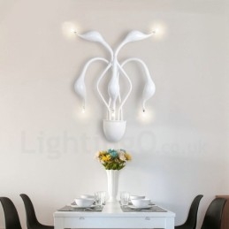 Swan Head Modern kortárs több színben Ambient Light falikar fali lámpa