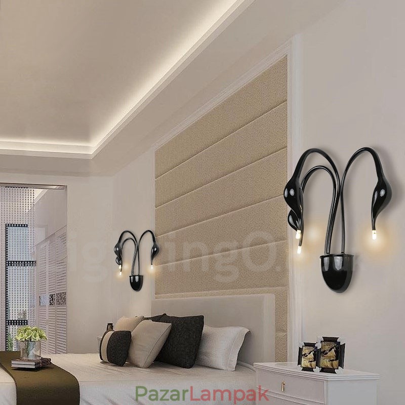 Swan Head Modern kortárs több színben Ambient Light falikar fali lámpa