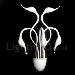 Swan Head Modern kortárs több színben Ambient Light falikar fali lámpa