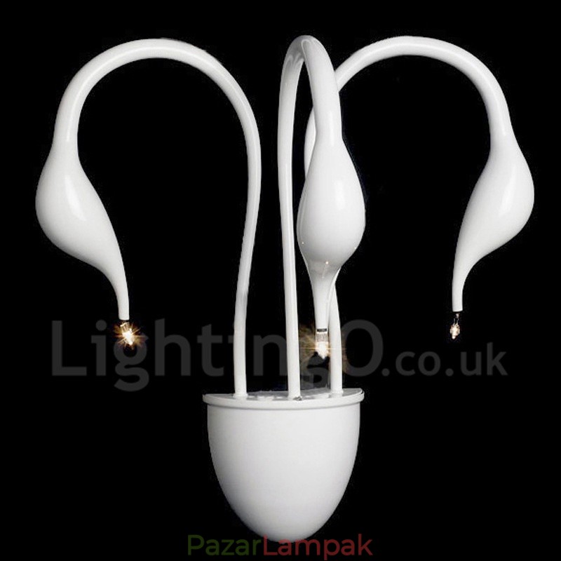 Swan Head Modern kortárs több színben Ambient Light falikar fali lámpa