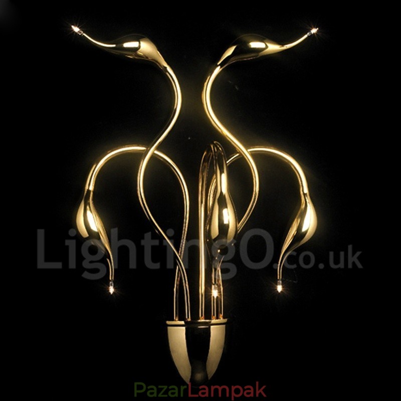 Swan Head Modern kortárs több színben Ambient Light falikar fali lámpa