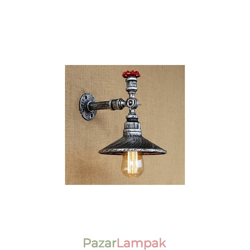 Rusztikus páholyfestési funkció környezeti fényű falilámpákhoz, ezüst színű falilámpákhoz