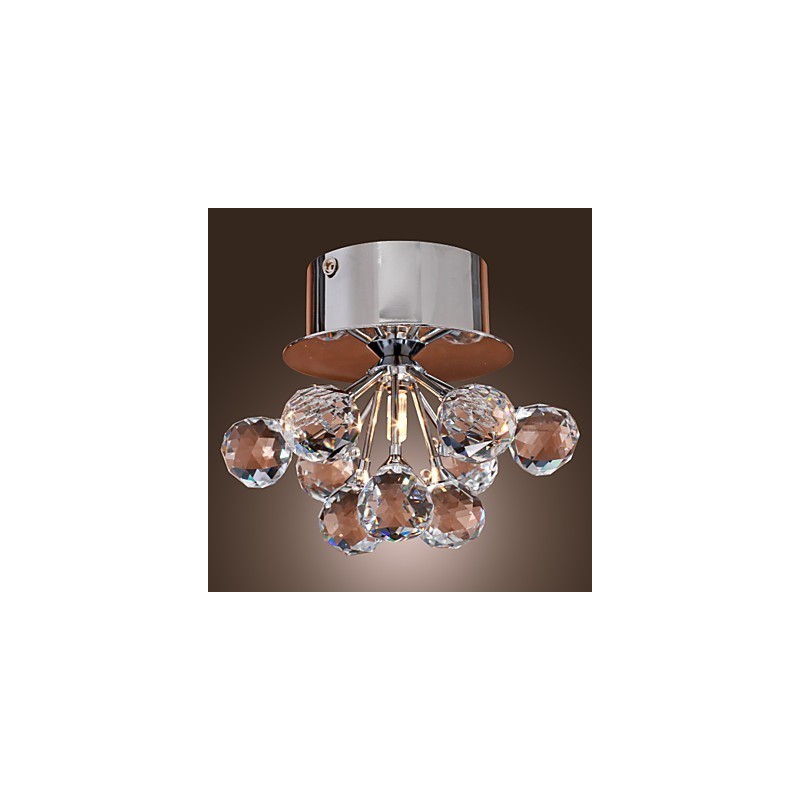 Modern, modern kristály mini stílusú krómozott fém süllyesztett tartó