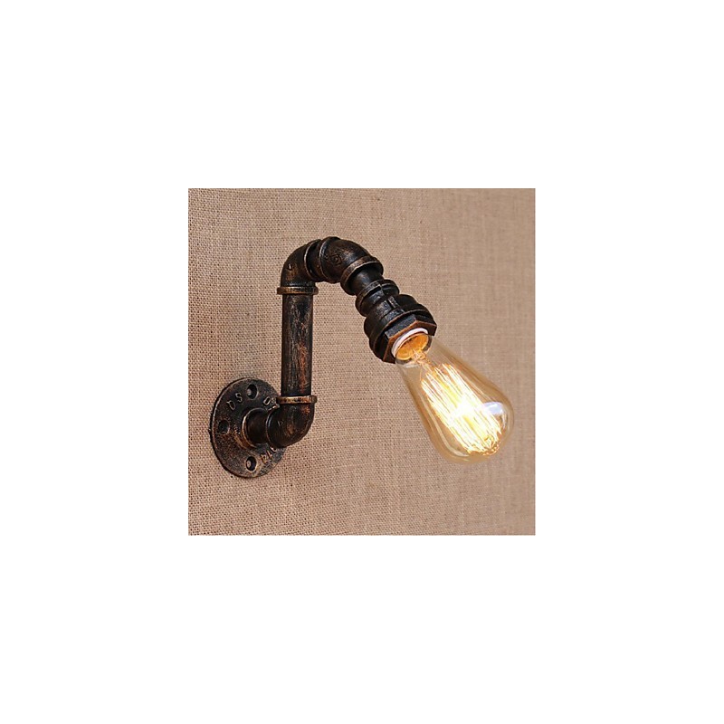Nosztalgia Simple Water Pipe Dekoratív kis fali lámpa fali lámpa