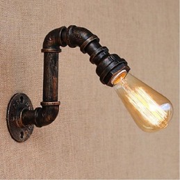Nosztalgia Simple Water Pipe Dekoratív kis fali lámpa fali lámpa