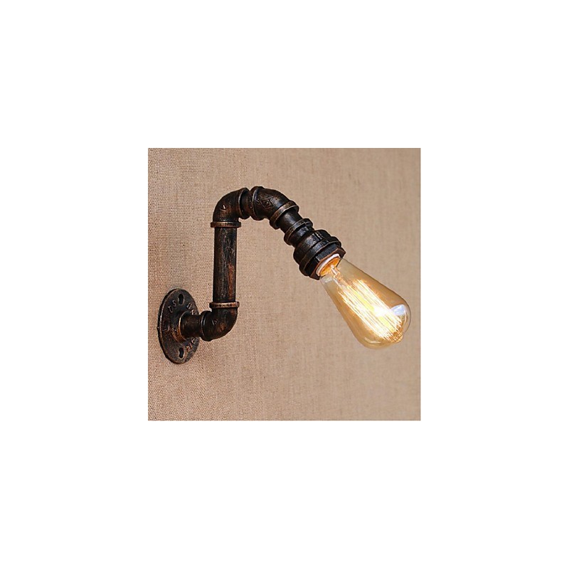 Nosztalgia Simple Water Pipe Dekoratív kis fali lámpa fali lámpa