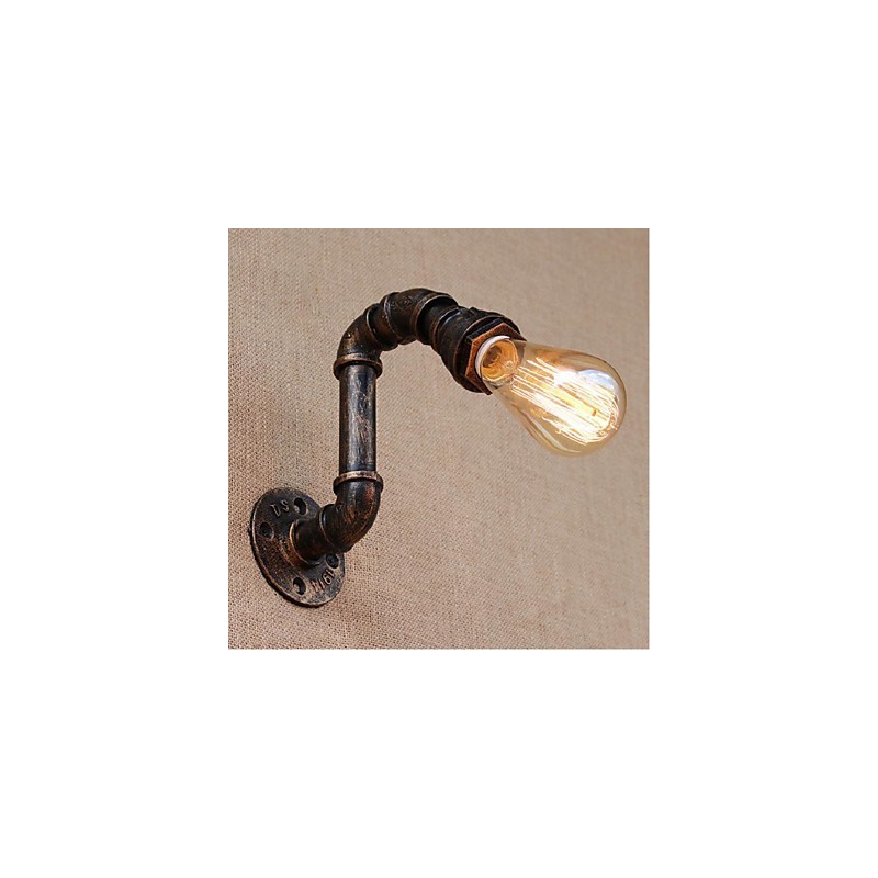 Nosztalgia Simple Water Pipe Dekoratív kis fali lámpa fali lámpa