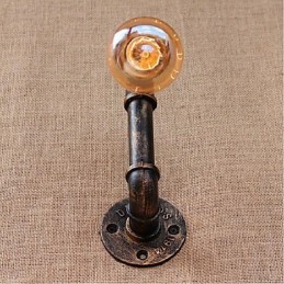 Nosztalgia Simple Water Pipe Dekoratív kis fali lámpa fali lámpa
