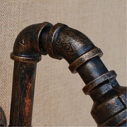 Nosztalgia Simple Water Pipe Dekoratív kis fali lámpa fali lámpa