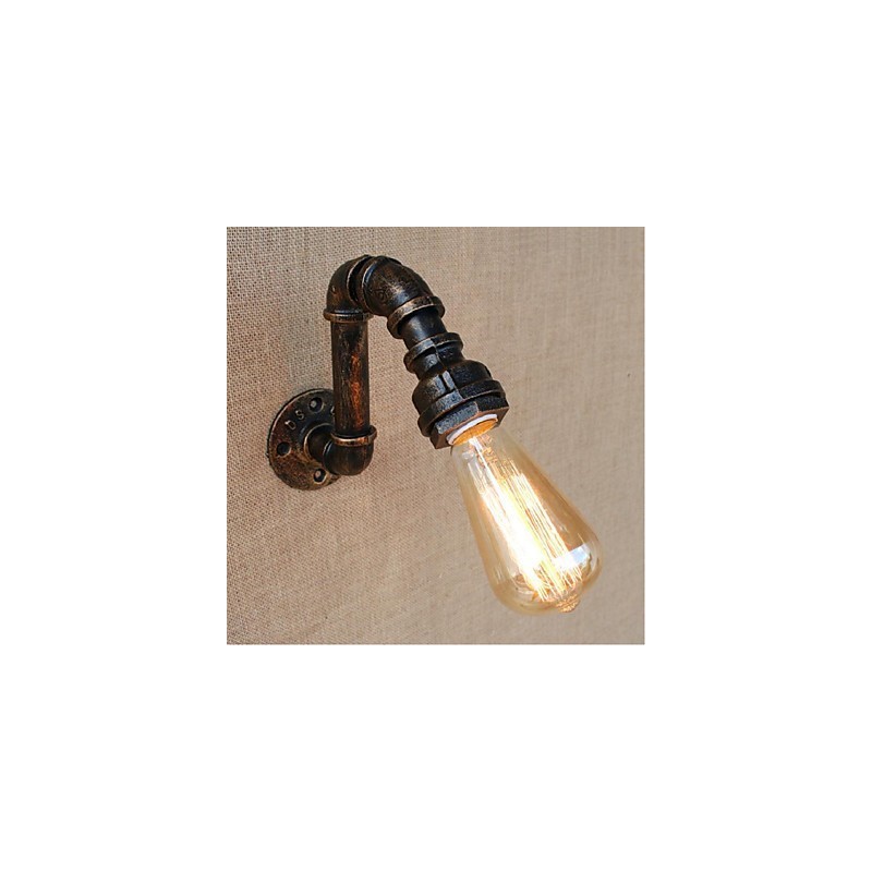 Nosztalgia Simple Water Pipe Dekoratív kis fali lámpa fali lámpa