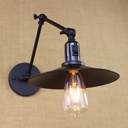 Rusztikus páholyfestés mini stílusú lengőkaros alsólámpa fali lámpákhoz