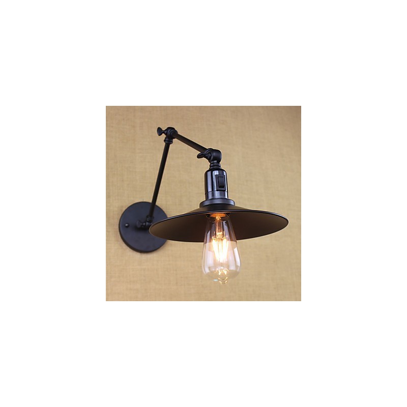 Rusztikus páholyfestés mini stílusú lengőkaros alsólámpa fali lámpákhoz