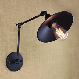 Rusztikus páholyfestés mini stílusú lengőkaros alsólámpa fali lámpákhoz